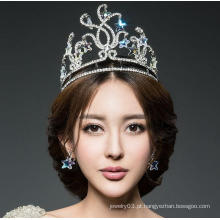 Beleza princesa diamante pageant coroa quente venda diamante real tiaras